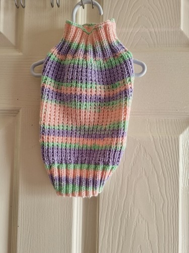 New hand knitted puppy - hand, puppy/kitten