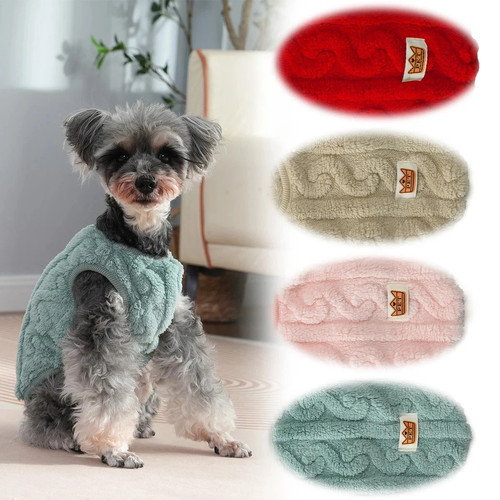 Fleece dog cat coat - cat, chihuahua