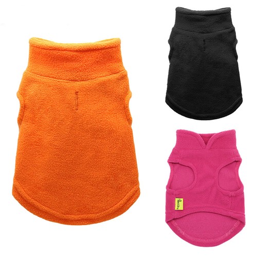 Soft fleece dog vest - soft, winter
