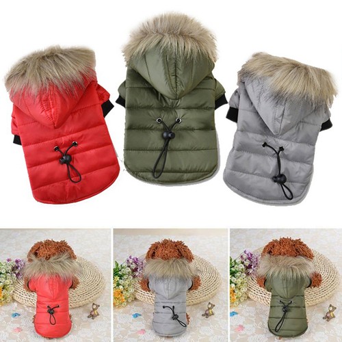 Warm padded dog coat - warm, jacket