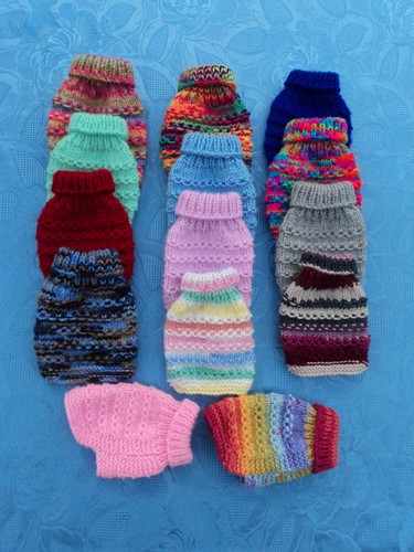 Hand knitted - hand,