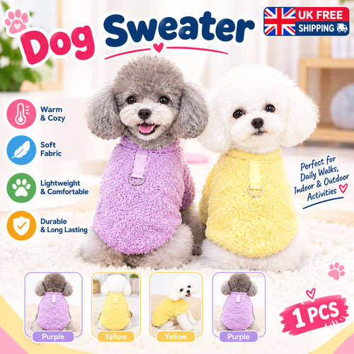 Pet dog warm coat fleece - warm,