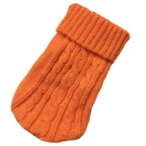 Dog winter sweater knitted pet - dog,
