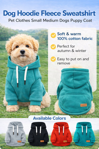 Dog hoodie fleece - hoodie,