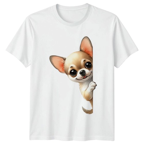 Chihuahua puppy peek shirt - puppy, t-shirt