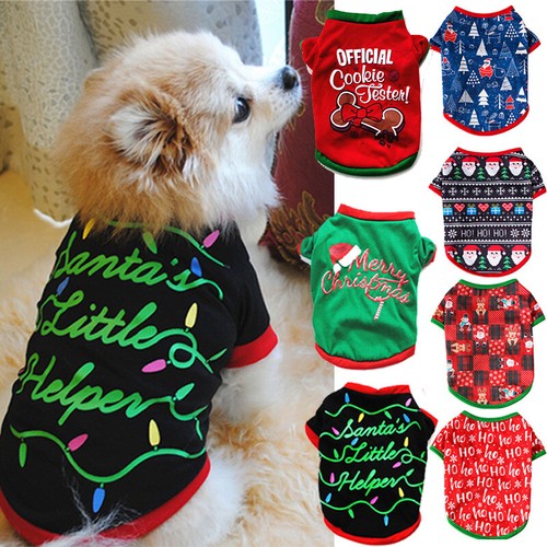 Pet christmas clothes puppy - pet,