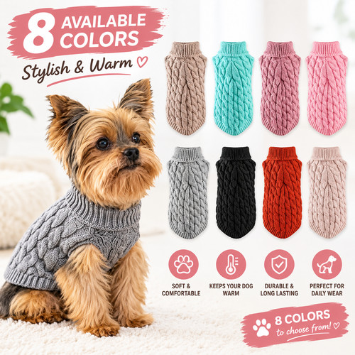 Warm dog sweater - dog,