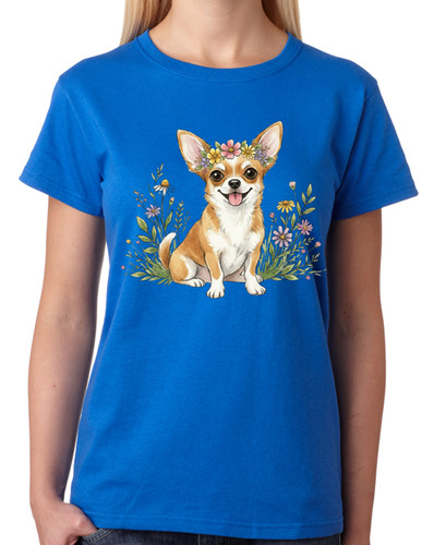 Floral chihuahua dog beautiful - chihuahua,