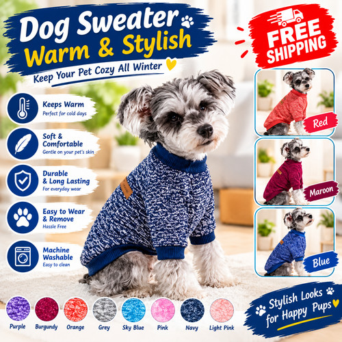 Dog fleece jacket warm puppy - dog,