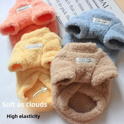 Small dog winter sweater plush - small,